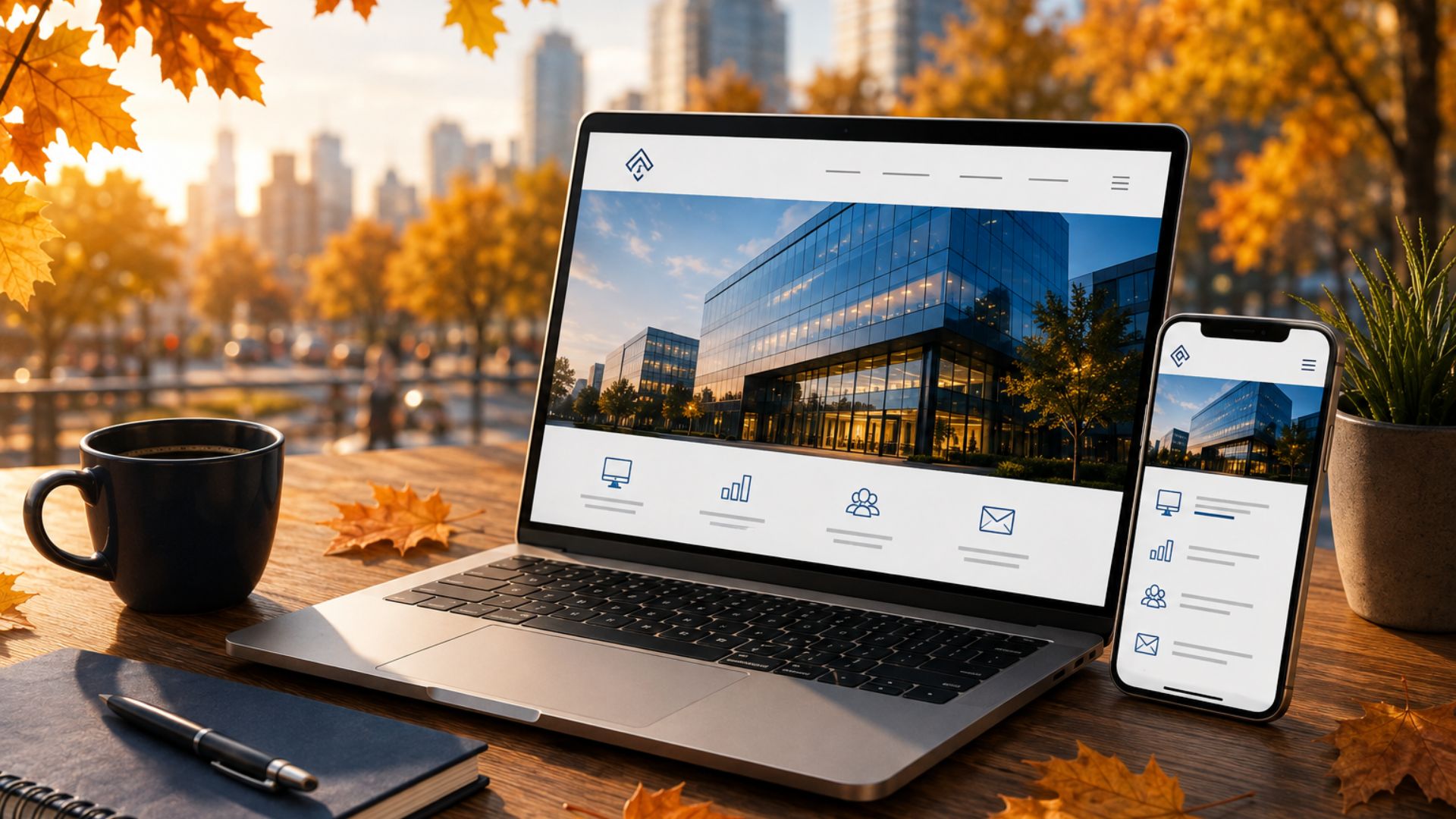 Get ready for autumn: order a website by 10 September and receive a professional test worth €149 for free