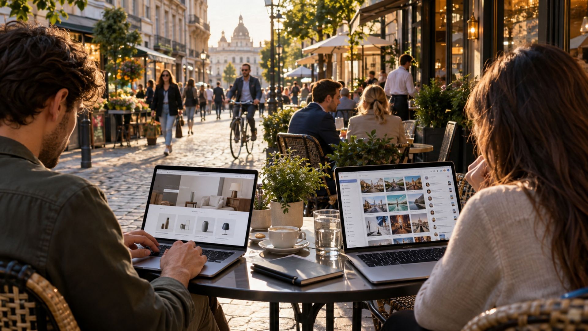 website business models cafe